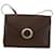 Céline Celine Circle Logo Leather Marrone