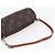 Pochette Papillon Mini in Tela Monogram Louis Vuitton Marrone - vista 6
