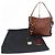 Autre Marque Borsa a mano 2 in 1 in pelle di coccodrillo Beaugrand Marrone - vista 2