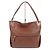 Autre Marque Borsa a mano 2 in 1 in pelle di coccodrillo Beaugrand Marrone - vista 3