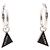 Orecchini Prada Pierce Symbol in AG925 Nero