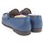 Mocassini in pelle Horsebit Gucci Blu - vista 5