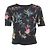 Christian Dior Floral Hanf Stricktop Schwarz