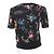 Christian Dior Floral Hanf Stricktop Schwarz - Ansicht 3