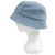 Cappello bucket in denim di cotone con logo in paillettes Chanel Blu Blu chiaro - vista 3