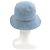 Cappello bucket in denim di cotone con logo in paillettes Chanel Blu Blu chiaro - vista 4