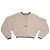 Sudadera beige Tommy Hilfiger con cremallera