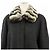 Autre Marque Abrigo de mezcla de lana de angora Balmain Castaño Gris antracita - vista 2