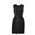 Vestido de seda Monogram Louis Vuitton Negro