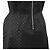 Vestido de seda Monogram Louis Vuitton Negro - vista 15