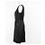 Vestido de seda Monogram Louis Vuitton Negro - vista 8