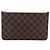 Louis Vuitton Neverfull Pochette Damier Ebene MM Marrone