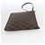 Louis Vuitton Neverfull Pochette Damier Ebene MM Marrone - vista 4