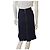 Falda midi asimétrica con volantes Balenciaga Paris Navy con cremallera dorada FR 38 - vista 2