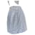 Falda Weekend Max Mara plateada de algodón Plata  - vista 2