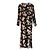 Vestido largo de crepé con estampado floral Celeste de Reformation Negro Rosa - vista 3