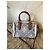 Borsa Tory Burch Mini Boston Monogramma Grigia Grigio - vista 3