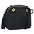 Borsa a Spalla Salvatore Ferragamo in Tela Nera e Oro Auth 166679 Nero D'oro