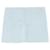 Hermès Serviette HERMES en coton 2 pièces blanche et bleu clair Auth 173276A  - vue 2