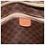 Céline Borsa tote in tela Macadam CELINE in pelle PVC marrone oro Auth ep13478 D'oro - vista 18