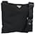Borsa a Spalla PRADA Nylon Nera Auth 170396 Nero