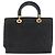 Borsa Canage in nylon nero e oro Christian Dior Auth bs33545 D'oro - vista 2