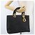 Borsa Canage in nylon nero e oro Christian Dior Auth bs33545 D'oro - vista 23