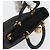 Borsa Canage in nylon nero e oro Christian Dior Auth bs33545 D'oro - vista 6