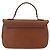 Borsa a mano Burberry in pelle marrone dorato Auth ep13546 D'oro - vista 2