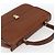 Borsa a mano Burberry in pelle marrone dorato Auth ep13546 D'oro - vista 6