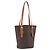 Céline Borsa tote in tela Macadam CELINE in pelle PVC marrone oro Auth ep13501 D'oro
