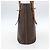 Céline Borsa tote in tela Macadam CELINE in pelle PVC marrone oro Auth ep13501 D'oro - vista 3