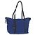 Prada Tote Bag aus Nylon Blau Silber Authentisch 170684