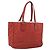 Borsa a mano in tela GG Gucci Rossa Argento 113017 Auth 172168