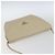 Saint Laurent Borsa a Spalla in Pelle Avorio Oro Auth fm5082 D'oro Crudo - vista 6