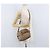Céline Borsa a spalla in tela Macadam CELINE in pelle PVC beige oro Auth 172225 D'oro - vista 24