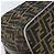 FENDI Zucca Canvas Kosmetiktasche Schwarz Braun Gold Auth ep13520 Golden - Ansicht 14