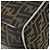 FENDI Zucca Canvas Kosmetiktasche Schwarz Braun Gold Auth ep13520 Golden - Ansicht 16