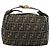 FENDI Zucca Canvas Kosmetiktasche Schwarz Braun Gold Auth ep13520 Golden - Ansicht 2