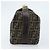 FENDI Zucca Canvas Kosmetiktasche Schwarz Braun Gold Auth ep13520 Golden - Ansicht 4