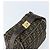 FENDI Zucca Canvas Kosmetiktasche Schwarz Braun Gold Auth ep13520 Golden - Ansicht 6