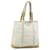 PRADA Borsa a Mano in Tela Bianca e Argento Auth bs33443 Bianco