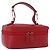 Borsa a mano Vanity in pelle rossa e oro GUCCI 032 1956 0141 Auth 173470 Rosso D'oro