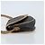 Borsa a spalla in tela a nido d'ape PVC nera e dorata Christian Dior Auth 172089 Nero D'oro - vista 4