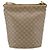 Céline Borsa a Spalla in Tela Macadam CELINE PVC Beige Oro Auth 173481 D'oro - vista 2