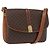 Céline Borsa a Spalla in Tela Macadam CELINE in Pelle PVC Marrone Oro Auth LNZ270 D'oro