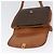Céline Borsa a Spalla in Tela Macadam CELINE in Pelle PVC Marrone Oro Auth LNZ270 D'oro - vista 10