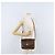 Céline Borsa a Spalla in Tela Macadam CELINE in Pelle PVC Marrone Oro Auth LNZ270 D'oro - vista 26