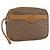 GUCCI Pochette Micro GG Supreme PVC Beige Oro 014 58 0097 Auth fm5160 D'oro