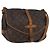 LOUIS VUITTON Borsa a Spalla Monogram Saumur 30 M42256 LV Auth ka2544 Monogramma
